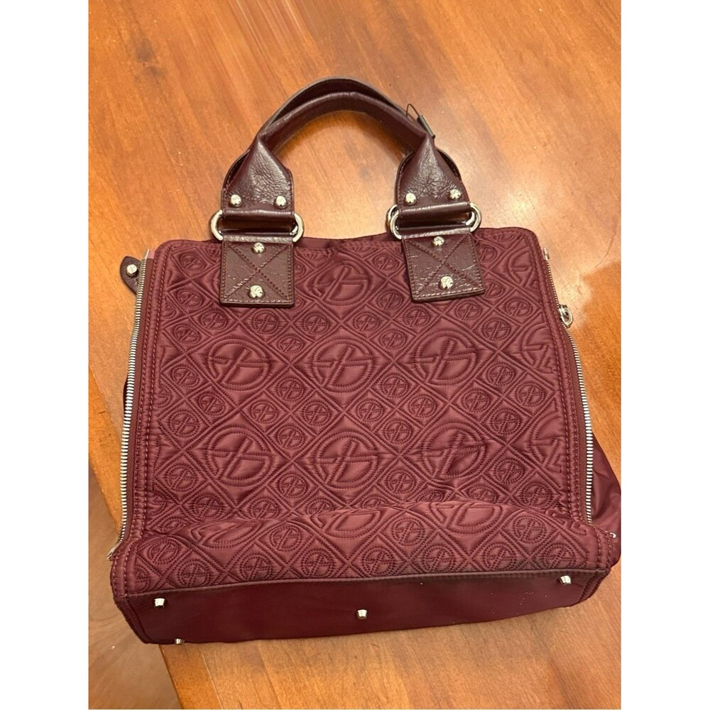 Quilted Burgundy Handbag
